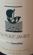 PONT JAMES- MUSCADET COTES DE GRANDLIEU - BLANC -11,5%- 75CL