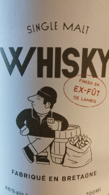 WHISKY - SINGLE MALT - LETORT  35 - BRETAGNE - 46 % - 70CL - FUT DE LAMBIG