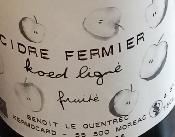 KERMOCARD - CIDRE  FERMIER - KOED LIGNE - 75CL - MOREAC 56 - 5%