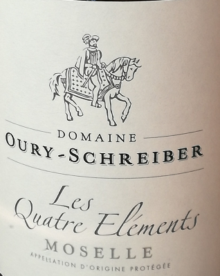 LES QUATRES ELEMENTS - MOSELLE - BLANC - 75CL - 2017 - 12%