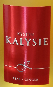 KALYSIE - CIDRE POIRE GINGEMBRE - 75CL - 2%