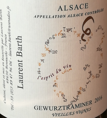 GEWURZTRAMINER - BLANC - 75CL - ALSACE - 13,5% 