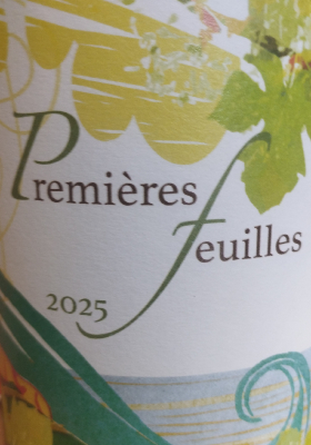 PREMIERES FEUILLES - VDF -LES VIGNES DE ST GOUSTAN 56 - BLANC -  75CL - 13%
