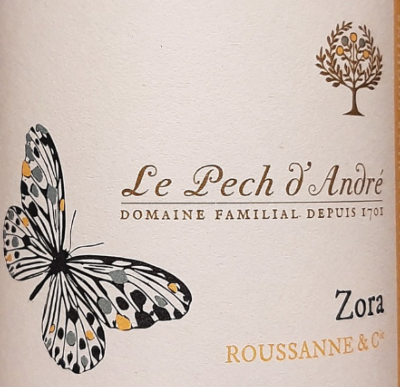 MINERVOIS -ZORA - BLANC  - 75CL - GRENACHE BLANCHE - ROUSSANNE -13,5%