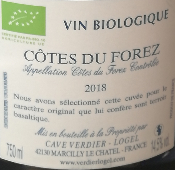 LES VOLCANIQUES - COTES DU FOREZ - 14,5% - 75CL - 2018 - ROUGE