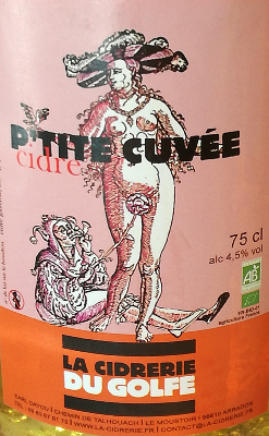 CIDRE  - P'TITE CUVEE - GUILLEVIC - 75CL - 4,5%  MORBIHAN