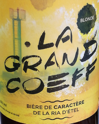 LA GRAND COEFF - BIERE BLONDE - 5,5 % - MORBIHAN - 75CL