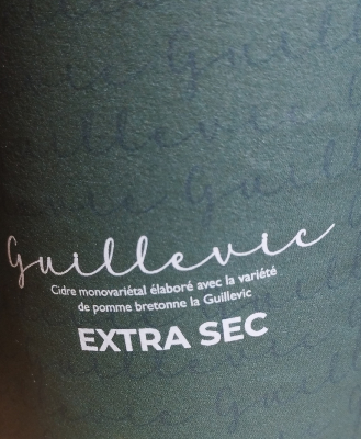 CIDRE EXTRA BRUT - GUILLEVIC - 75CL - 6% - MALVOISINE - MORBIHAN