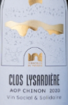 CLOS DE LYSARDIERE  - CHINON - BLANC - VAL DE LOIRE - CHENIN - 14%