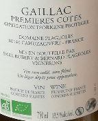 MAUZAC VERT - GAILLAC 1ERE COTES - BLANC - 2015 - 75CL - 13,5%