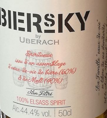 BIERSKY - ALSACE - 50CL - UBERACH - 44,4%