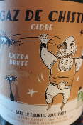 CIDRE GAZ DE CHISTR - 6 % - 75CL -  EXTRA BRUT - PLESTAN 22