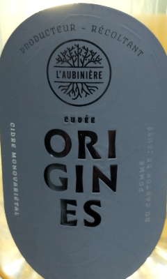 CIDRE ORIGINE - JANZE - 75CL - 6 %  ILLE ET VILAINE