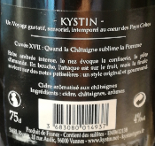 CIDRE CHATAIGNE - CUVEE XVII - KYSTIN - 4% - 75CL