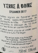 SYLVANER - BLANC - 75CL - VDF - 2017 - 13%
