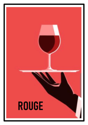 LE VIN EN ROUGE