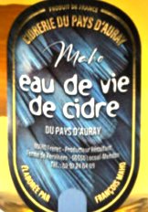 EAU DE VIE DE CIDRE  - 43% LAMBIG - BRETAGNE- 50 CL-  2 ANS - FINE DE BRETAGNE