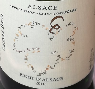 PINOT D'ALSACE - BLANC - ALSACE - 75CL - 2016 - 13,5%