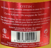 KALYSIE - CIDRE POIRE GINGEMBRE - 75CL - 2%