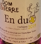 DOM ET TERRE - CORBIERES BLANC - 2019 - 75CL - 14%