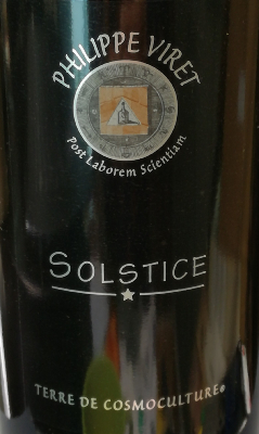 SOLSTICE - VIN DE FRANCE - ROUGE - 13,5% - 75CL - 2020