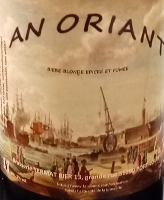 PORT LOUIS - 5% - BIERE BLONDE KARI GOSSE - MORBIHAN- 56 - 75CL- AN ORIANT