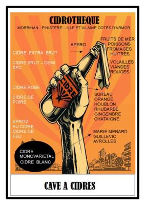 CAVE A CIDRES - CIDROTHEQUE - NEGOCE - BRETAGNE